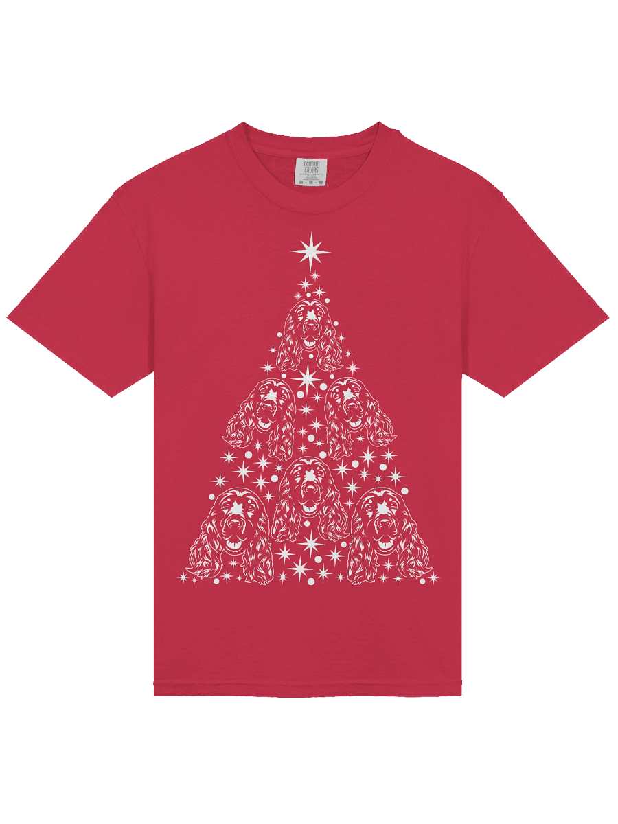 English Cocker Spaniel Christmas Tree T-Shirt product image (33)