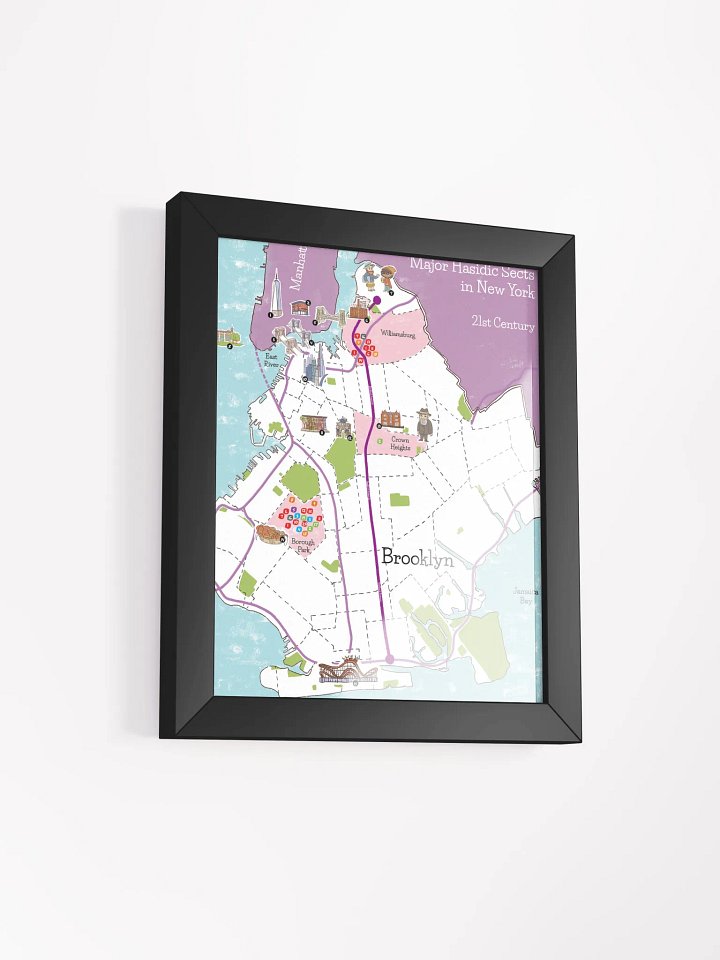My custom map of Hasidic Brooklyn product image (14)