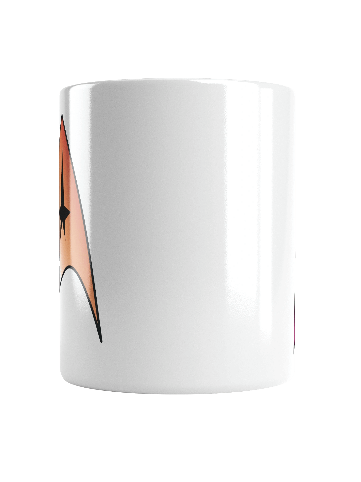 Lesbian Pride Gradient Starfleet Mug product image (5)