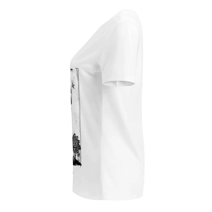 Grunge Chess: Medieval Rook women's v-neck t-shirt product image (2)