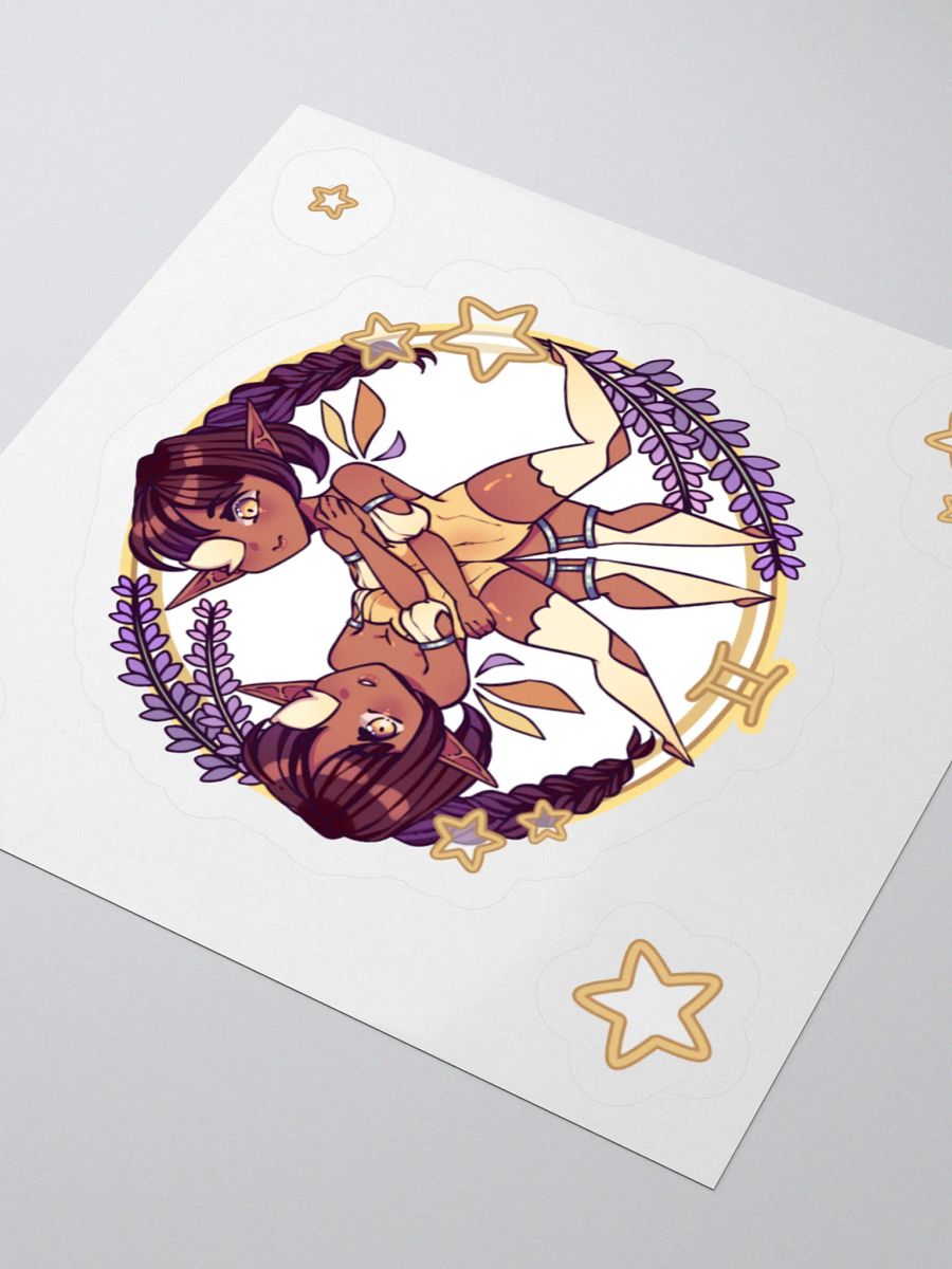 GEMINI ☆ Zodiac Chibi Sticker product image (9)