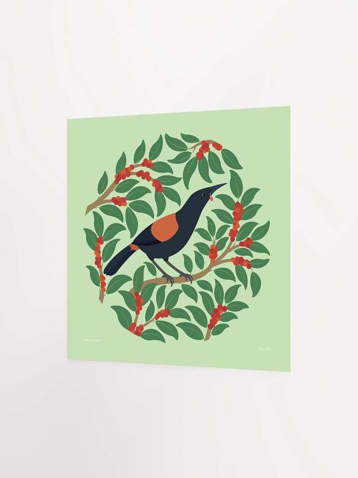 Tīeke in Karamū Unframed Wall Art product image (7)