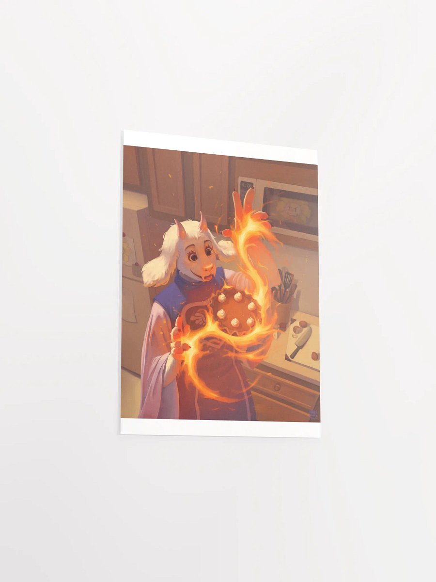 Toriel Uses Fire Magic Indoors Without Opening a Window and Gets Carbon Monoxide Poisoning and Dies Print product image (3)