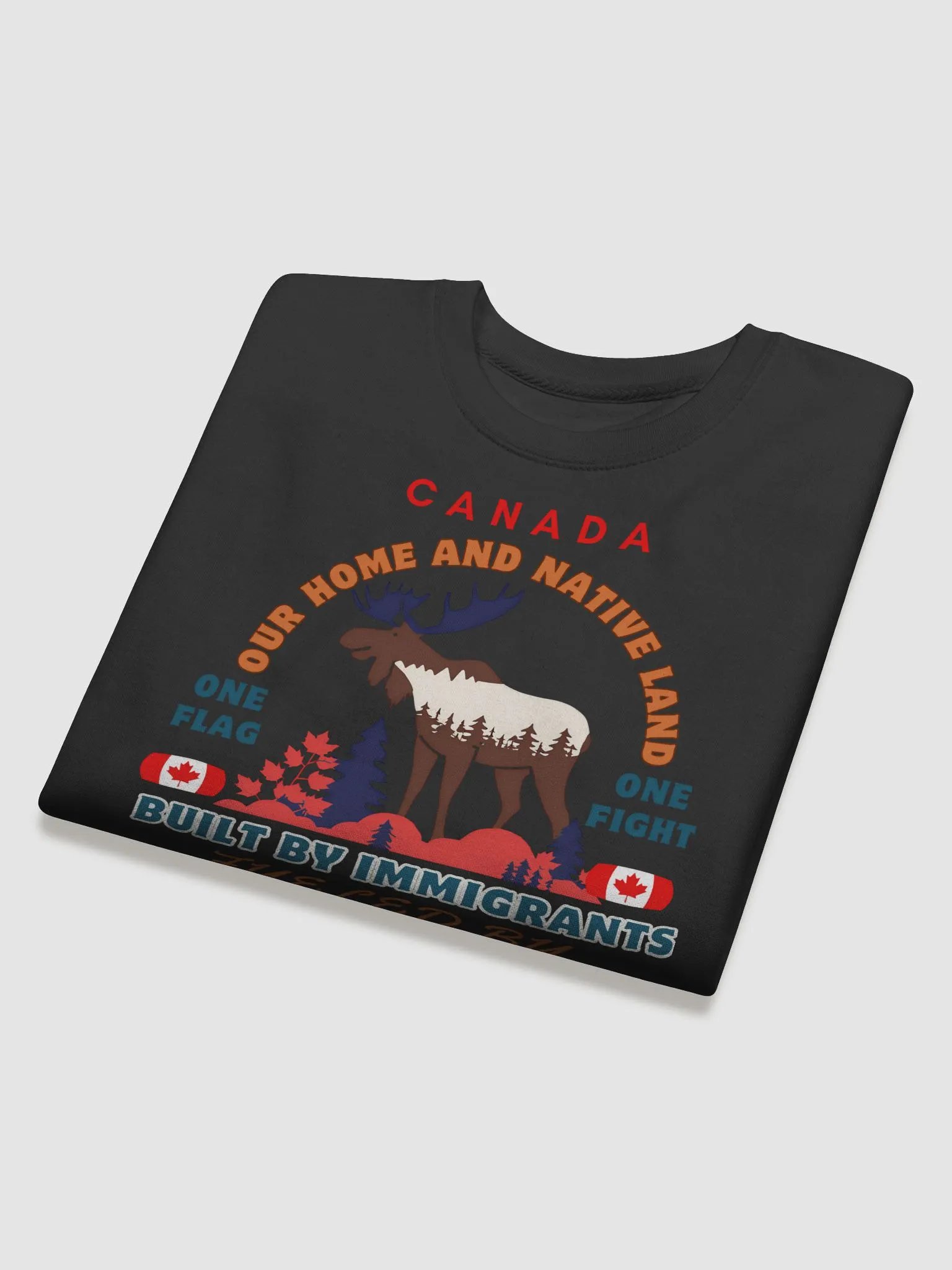 Immigrant Moose Canadian Sweatshirt product image (4)