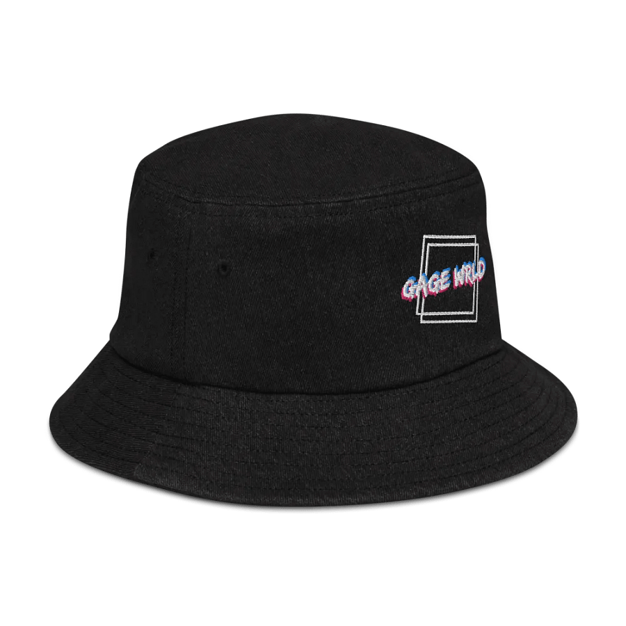 Gage WRLD Glitched Capstone Denim Bucket Hat product image (3)