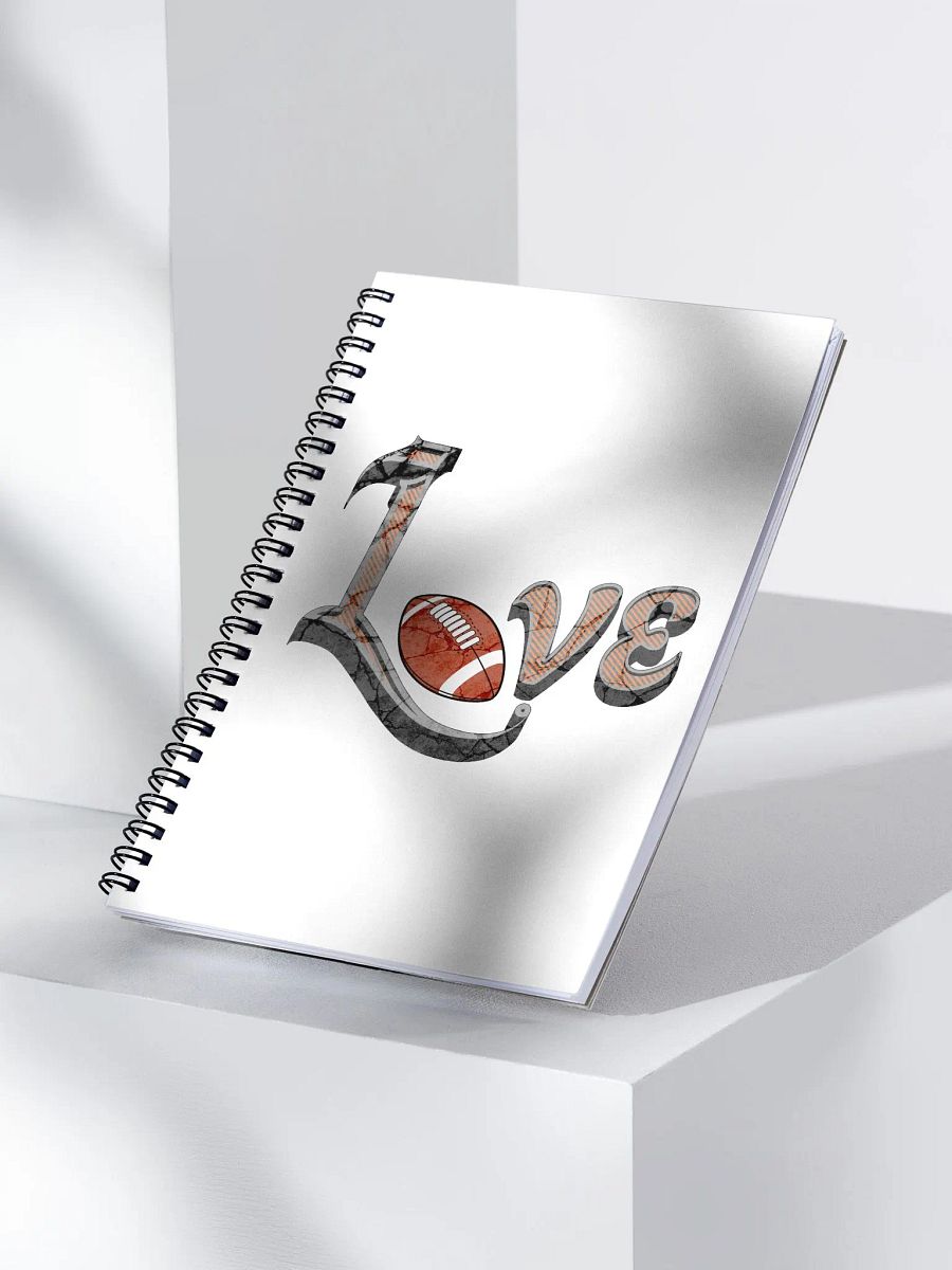 Love Football for the Game Notebook product image (2)