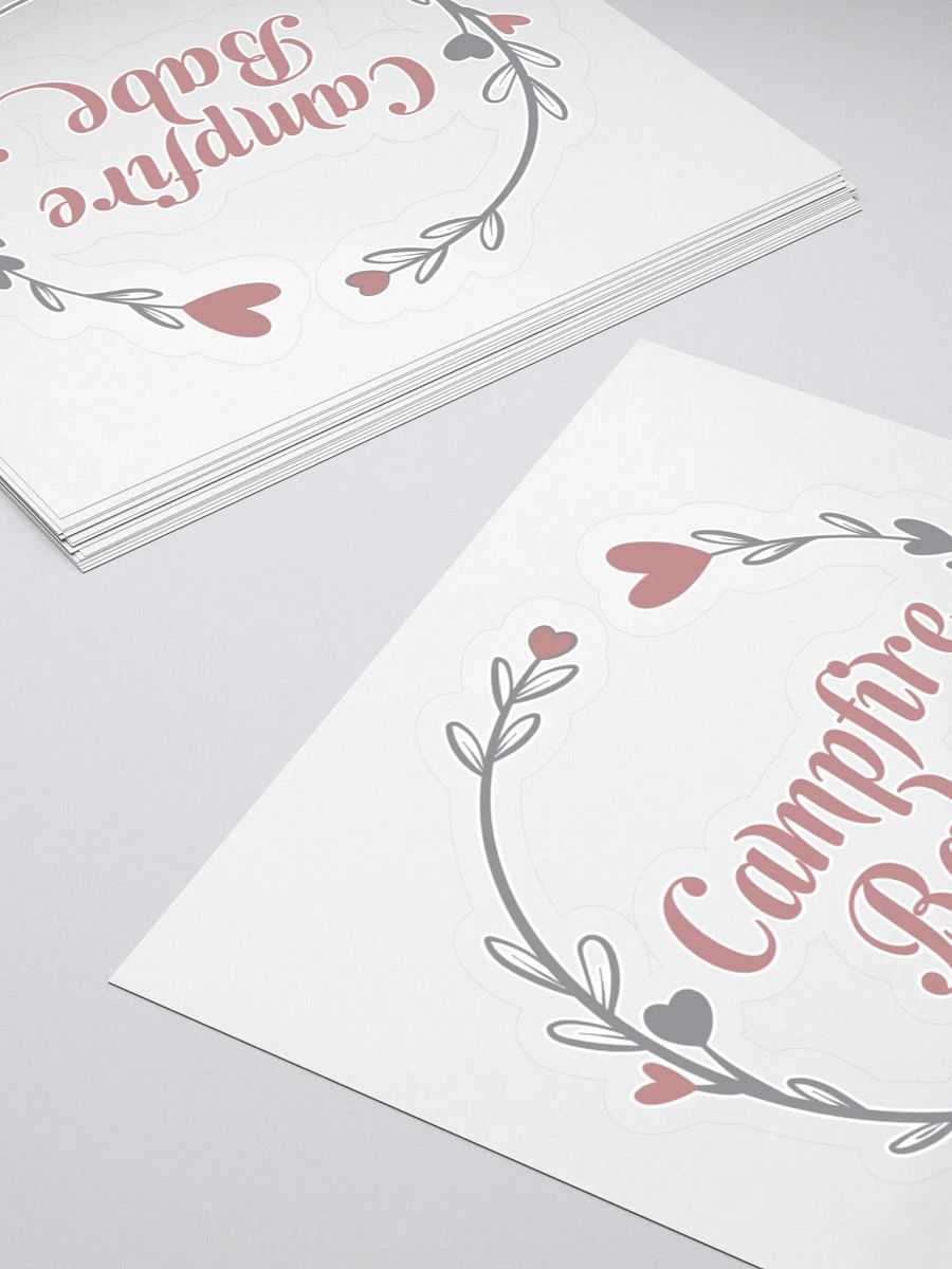 Campfire Babe Floral Wreath Stickers product image (4)