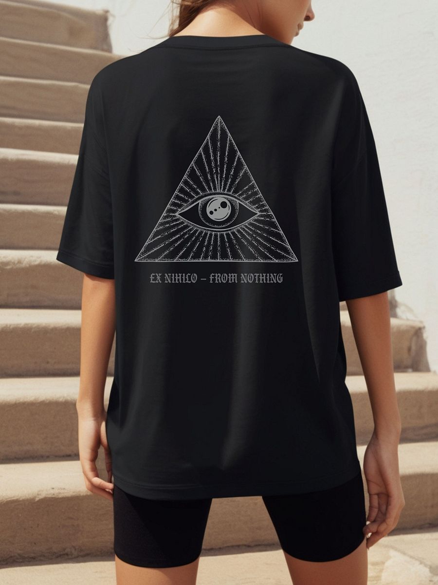 Ex Nihilo – From Nothing | Graphic Tee | Streetwear | Unisex Cotton T-Shirt product image (4)