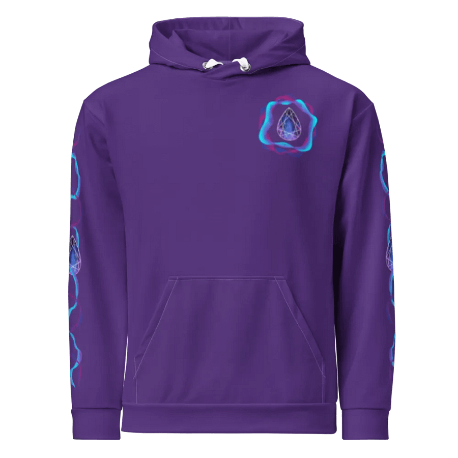 Galactic Waves Hoodie - Purple product image (4)