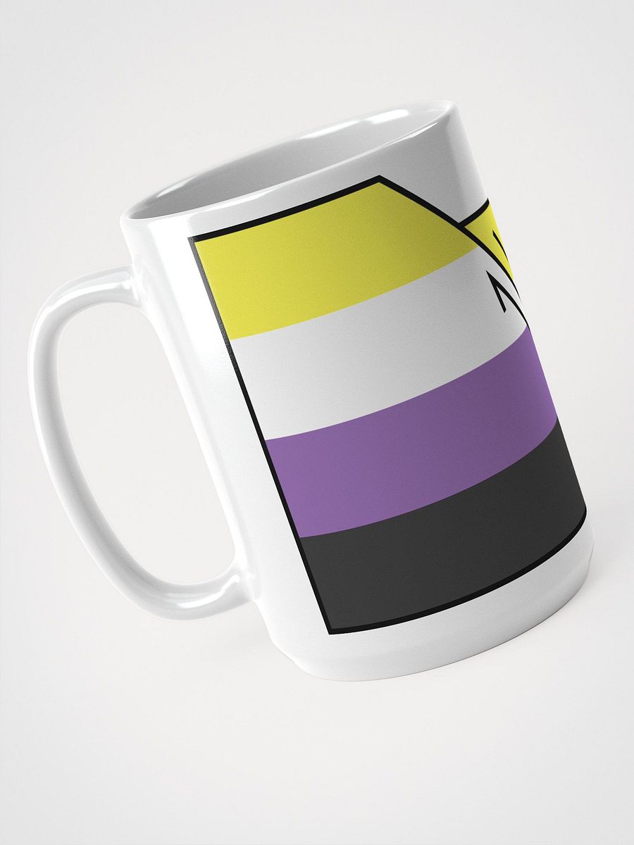 Faulted Pride Flags- Non Binary Mug product image (3)