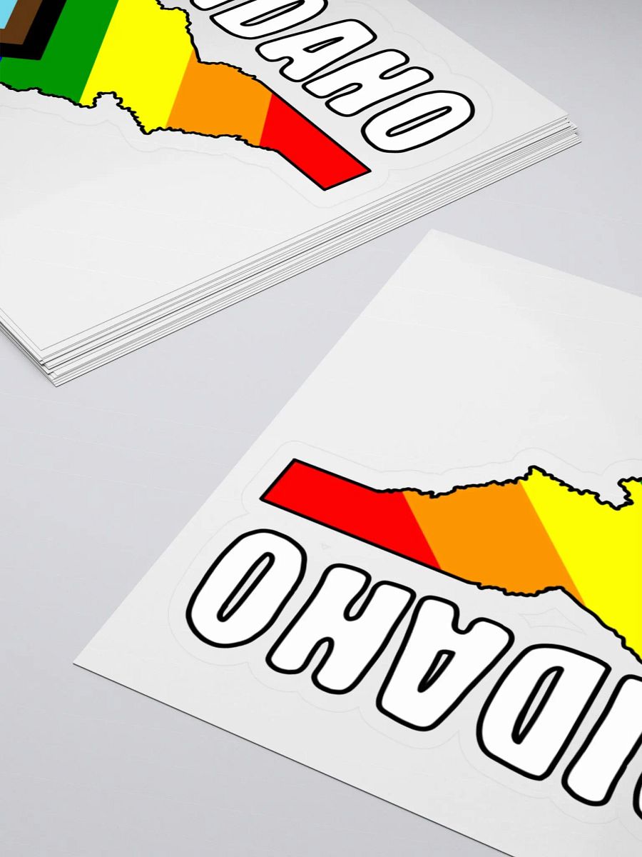 PRIDAHO Rainbow Pride Stickers product image (6)