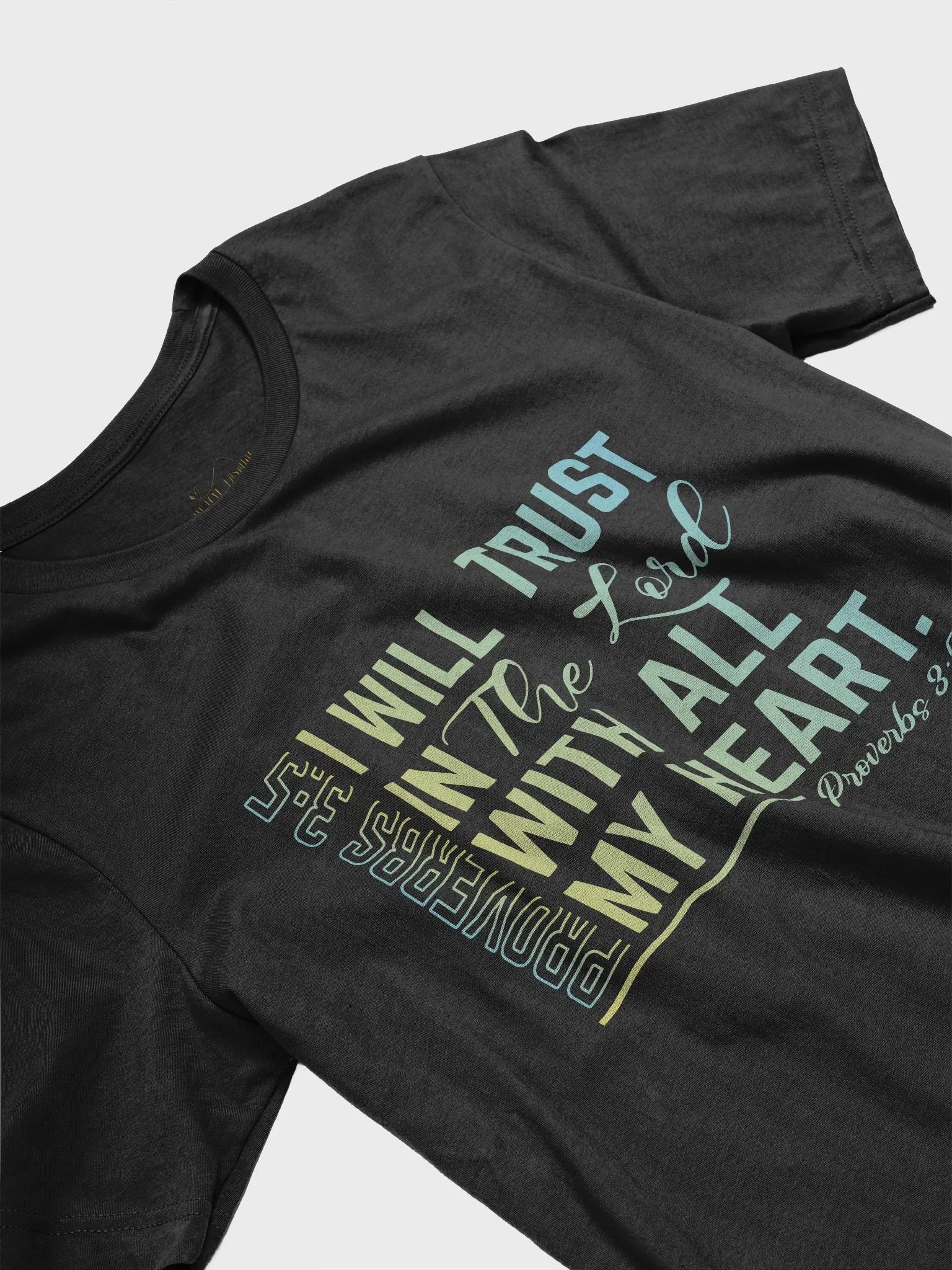I WILL TRUST IN THE LORD WITH ALL MY HEART T-SHIRT & DIGITAL DEVOTIONAL JOURNAL BUNDLE product image (4)