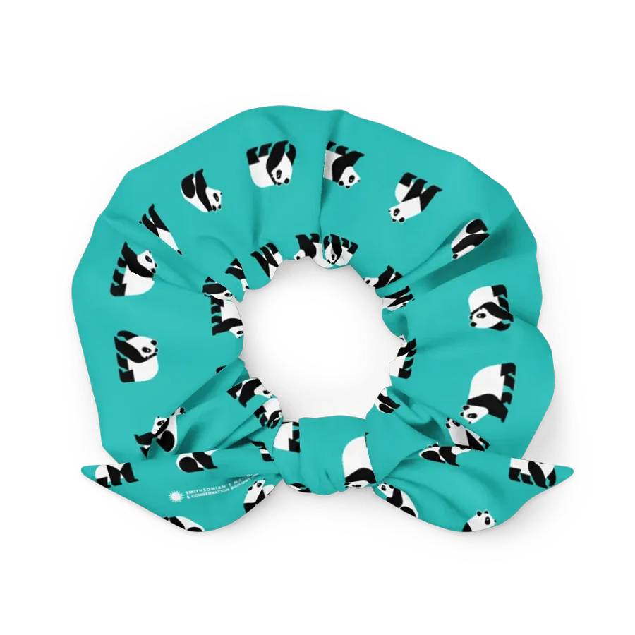 Pandas Are Here Scrunchie (Teal) Image 2