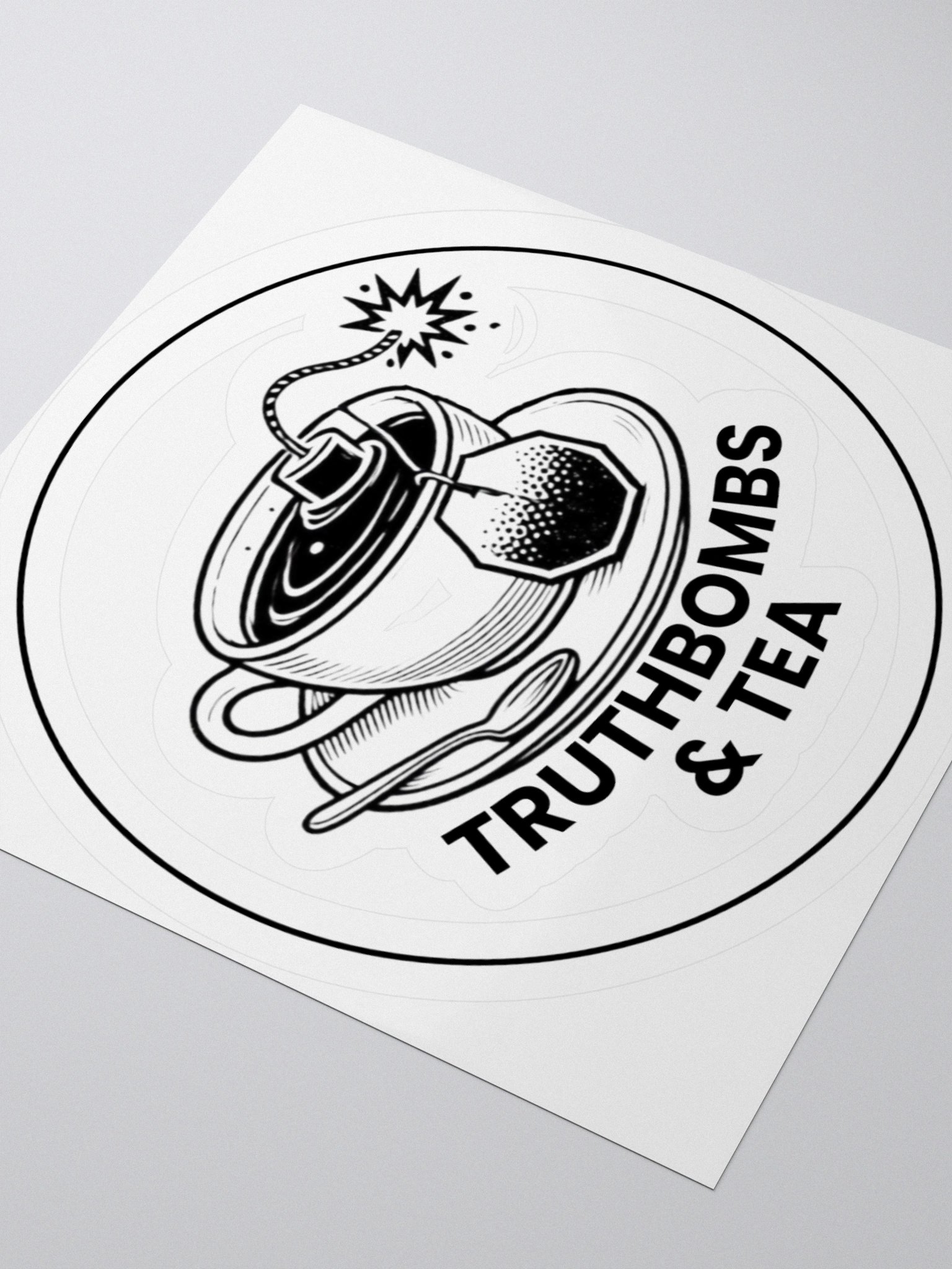 Truthbombs & Tea Official Logo Sticker product image (8)