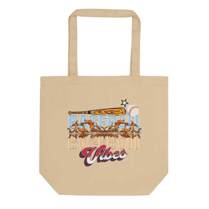 Baseball Flaming Vibes Tote Bag product image (1)