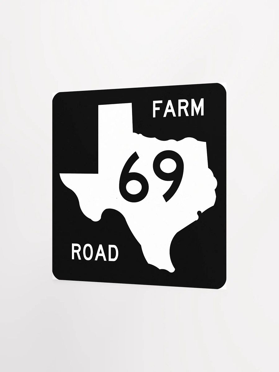 Texas Farm Road Sign FM 69 Poster product image (5)