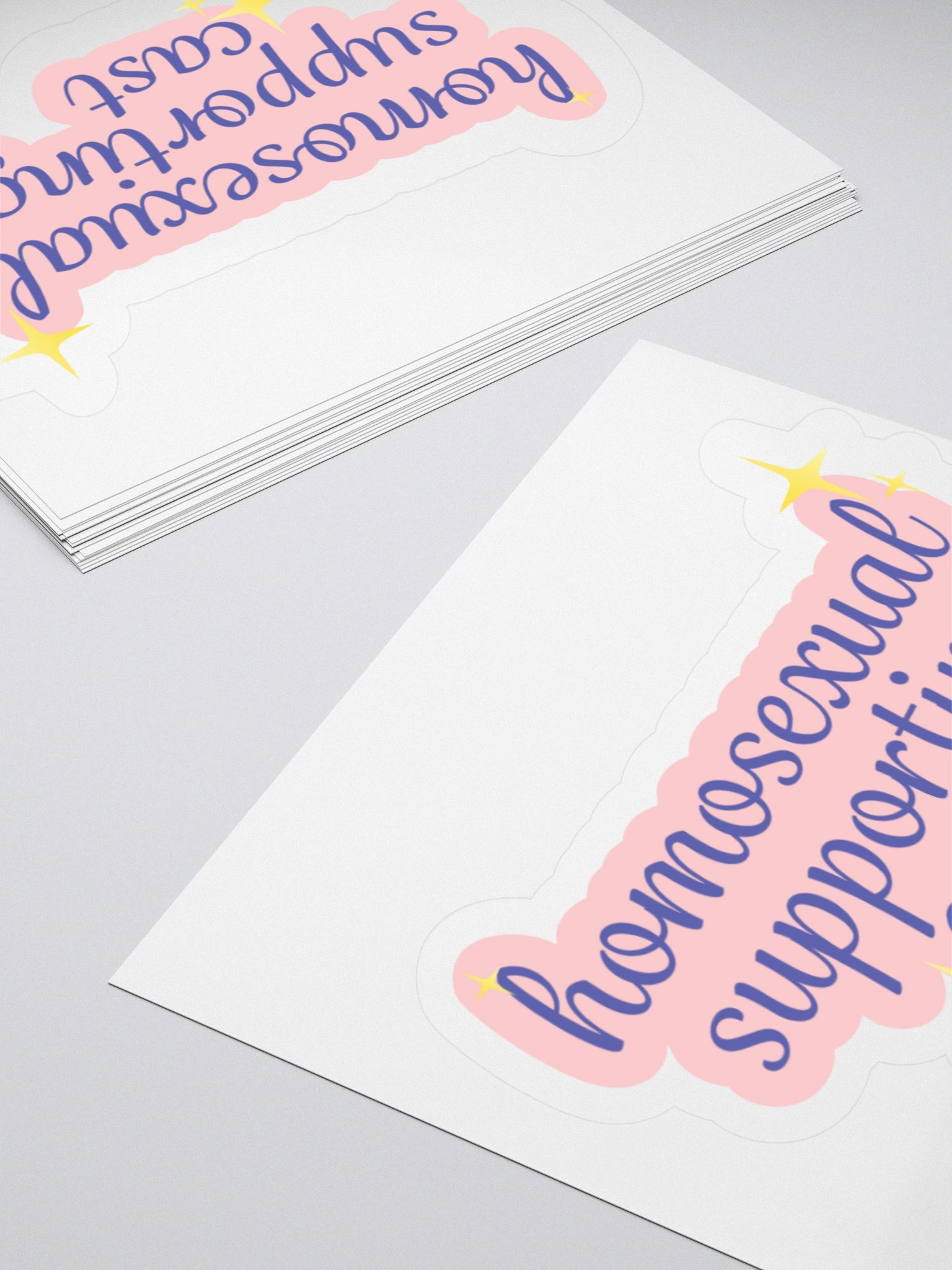 Homosexual Supporting Cast - Kiss Cut Sticker product image (12)