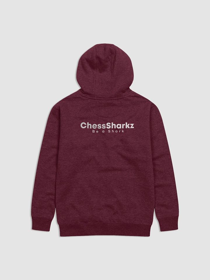 ChessSharkz Dynamic Maroon Hoodie product image (2)