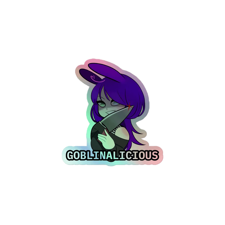 🤩 Shiny Kowai Knife Sticker (Giveaway Edition) product image (1)