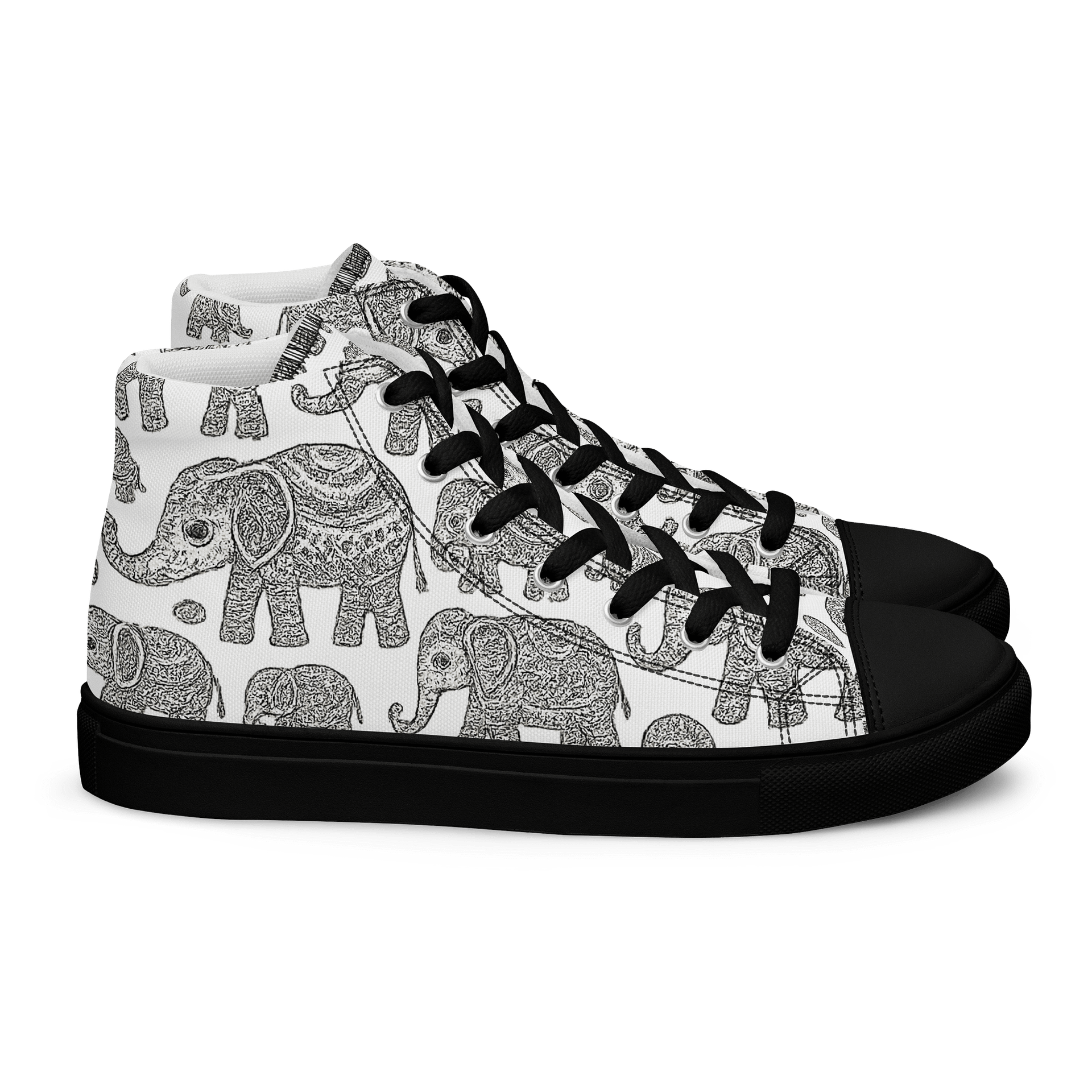Ornate Elephant High Tops product image (2)