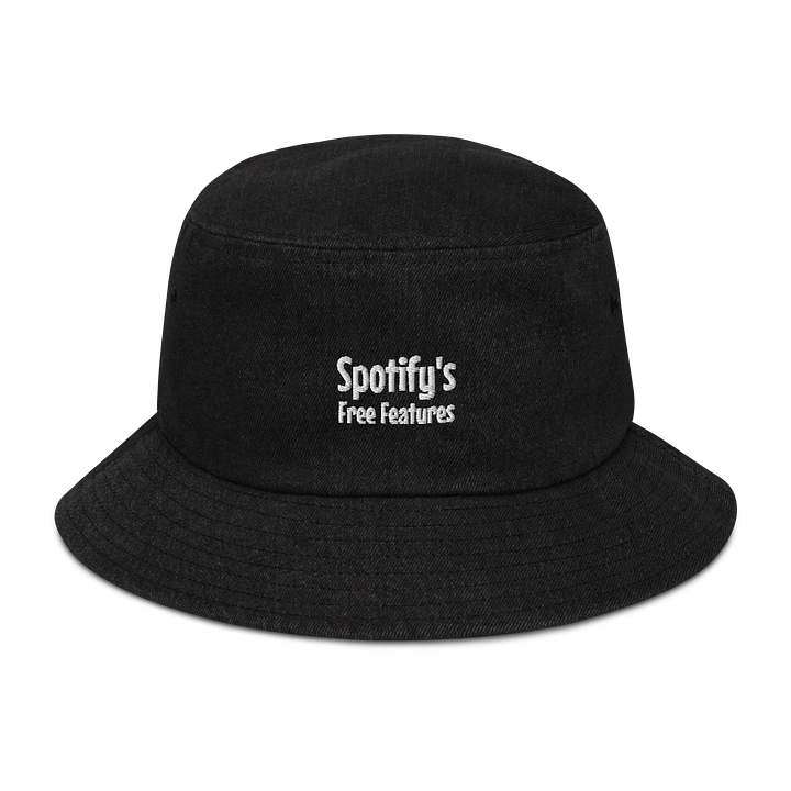 Spotify's Free Features - White ( Denim Bucket Hat) product image (1)