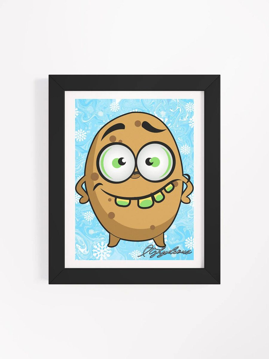 Winter Waving Potato Framed Poster product image (4)