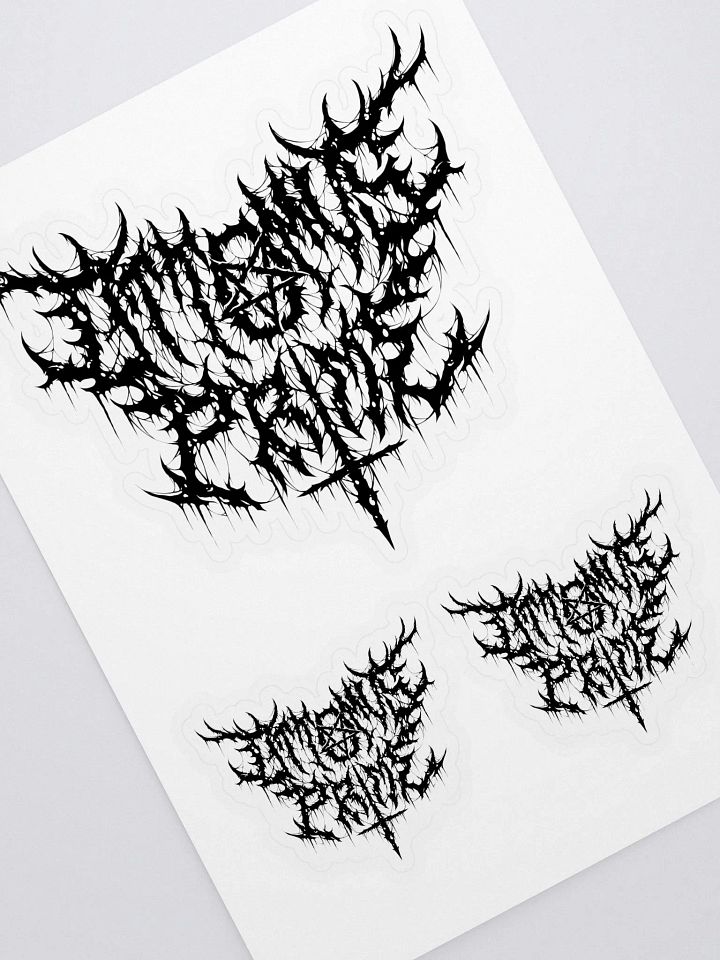 Ottomus Prime Metal Logo Stickers product image (1)