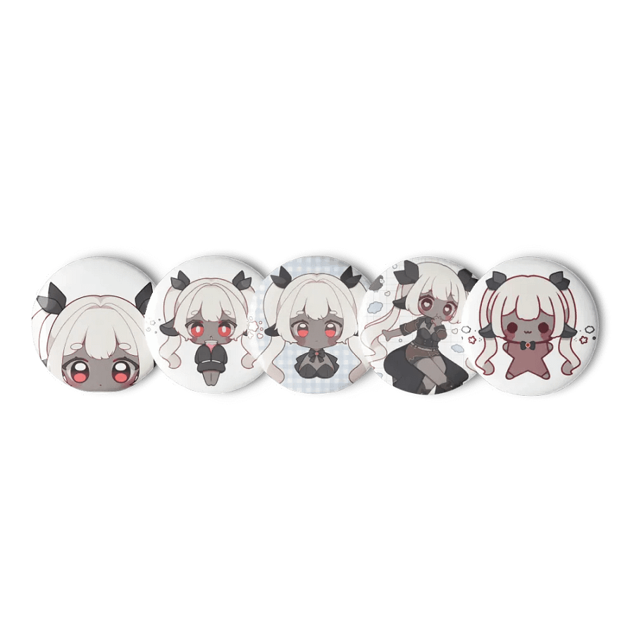 Chibi Lila Pinback Buttons product image (3)