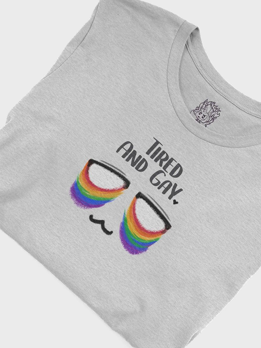 Tired and Gay - Pride Flag Classic Fit TShirt product image (42)
