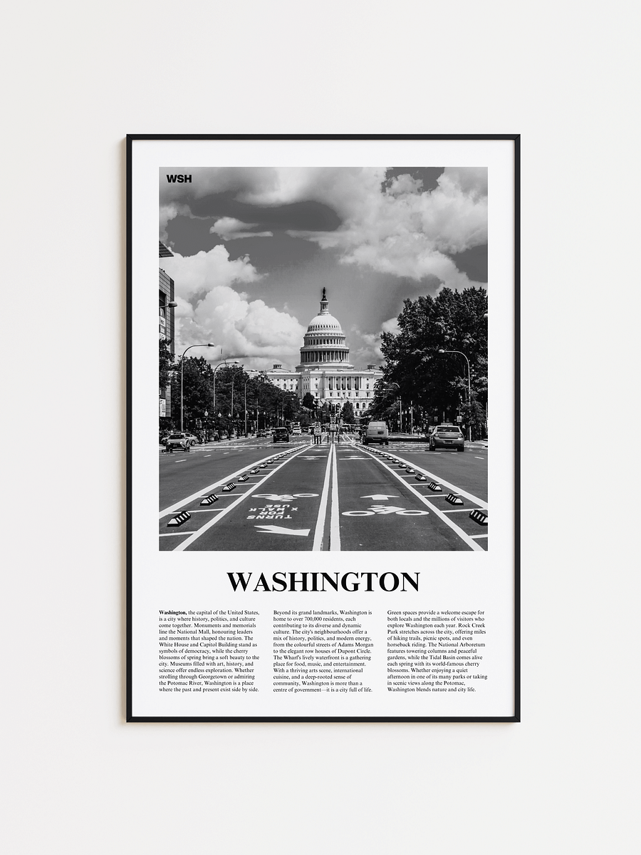 Washington 01 Newspaper Poster product image (1)