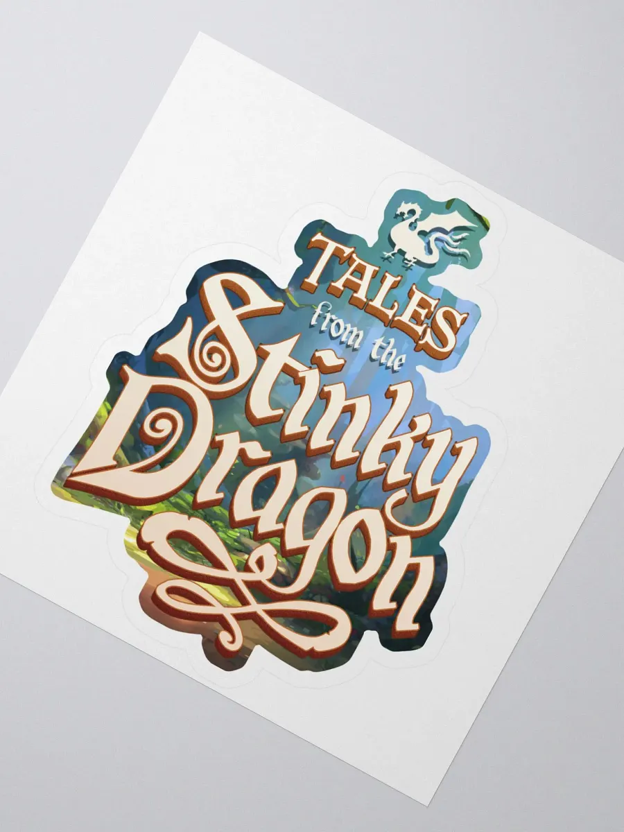 Stinky Dragon Logo Sticker product image (2)