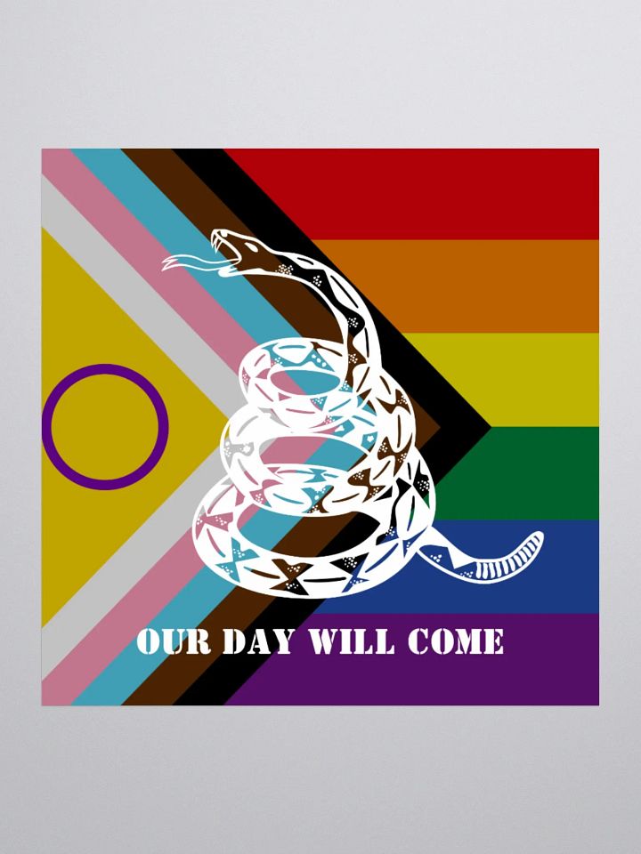 Progress Pride Sticker - Our Day Will Come product image (1)