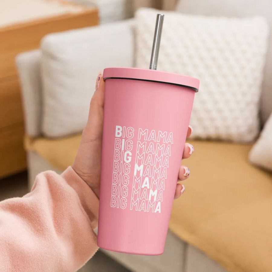 20 fl oz High-grade Stainless Steel Straw Tumbler product image (59)