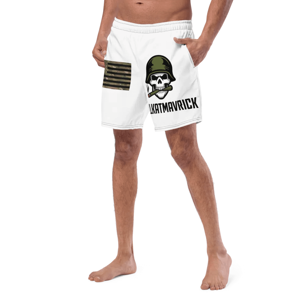 Rebel Skull All-Over Swim Trunks product image (2)