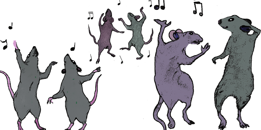 Six dancing rats mug product image (19)