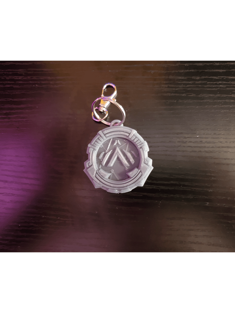 Apex Legends Platinum Charm Keychain product image (1)