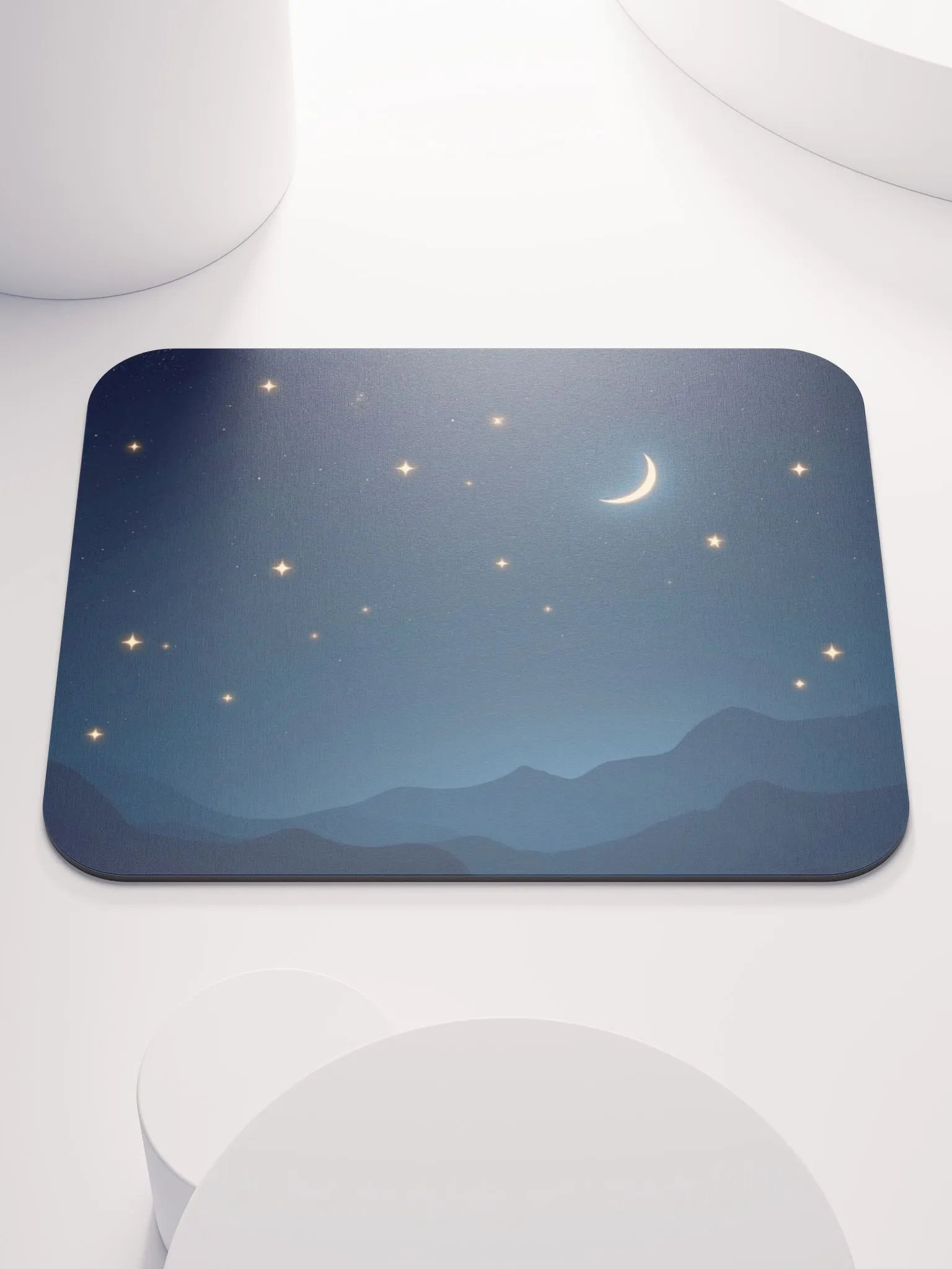 Moonlit Mountain Mouse Pad product image (1)