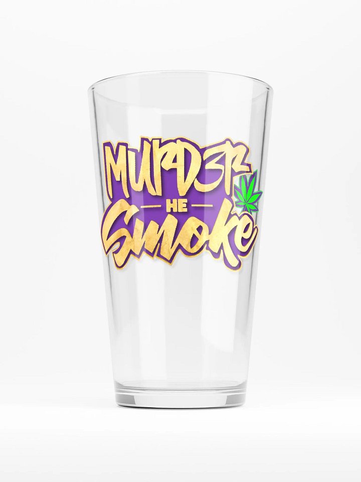 Murd3rHeSmoke small logo glass product image (1)