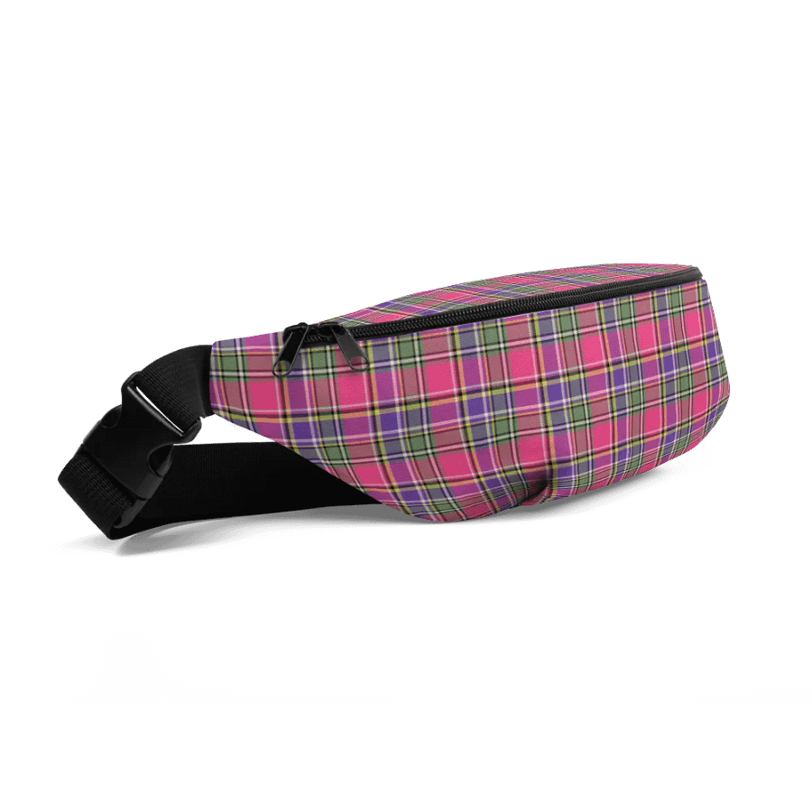 Hot Pink and Purple Vintage Plaid Fanny Pack product image (3)