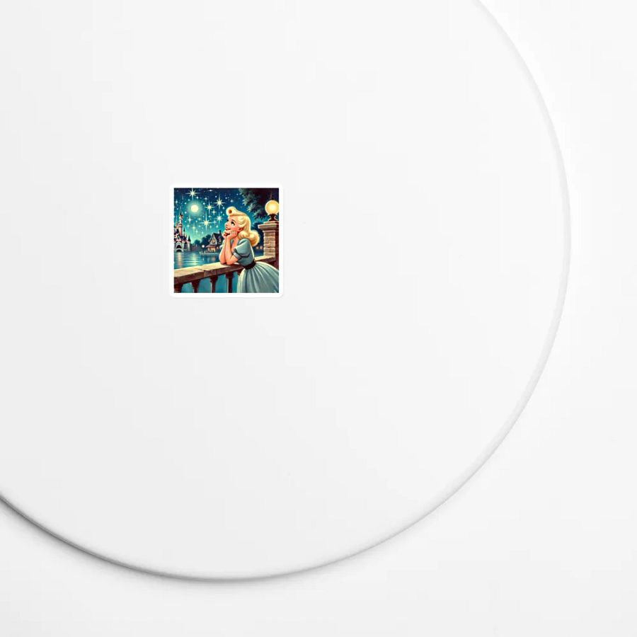 Dreaming on a Starry Night Square Magnets product image (7)