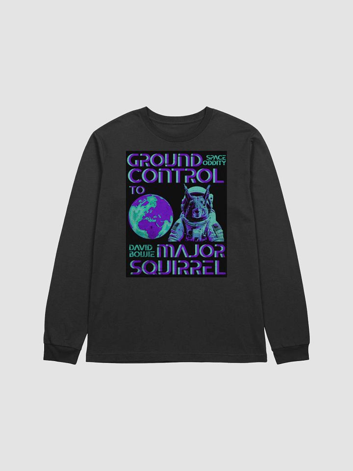 Space Oddity Squirrel Long Sleeve Tee product image (1)