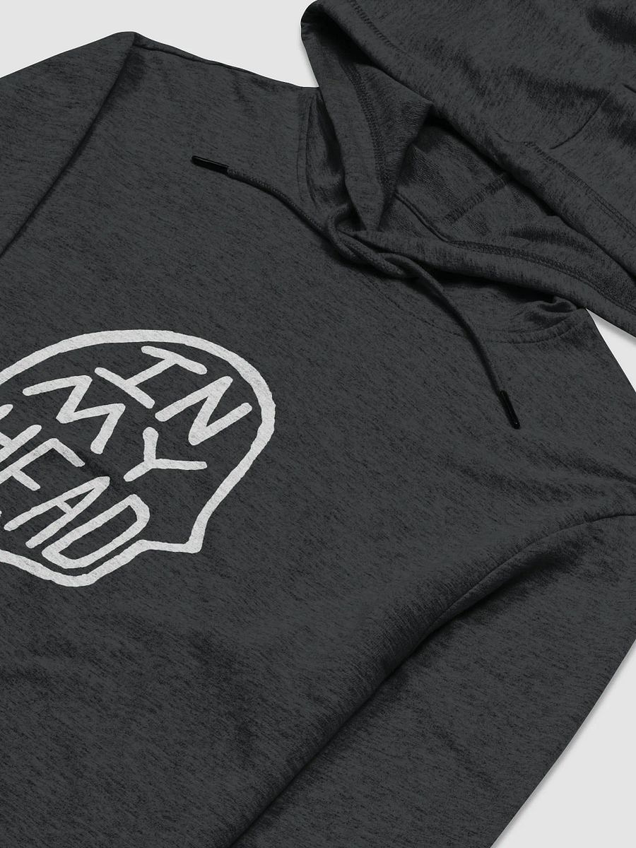 In My Head (white design) printed lightweight hoodie product image (1)