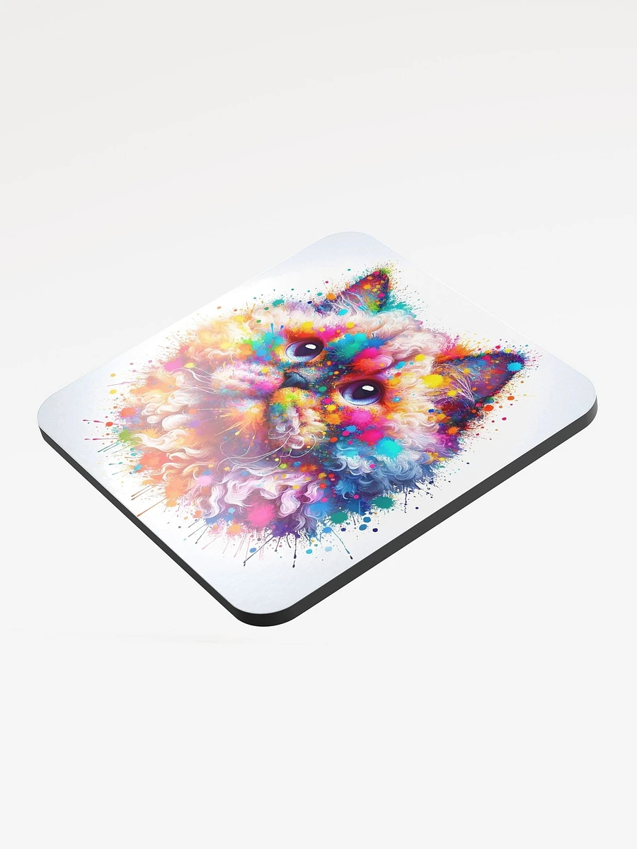 Glossed Cork Coaster: Selkirk Rex product image (3)