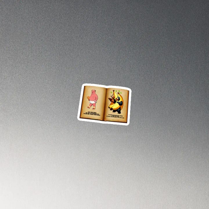 BANANA BEAR PILLAR #TWO Andy Magnet product image (2)