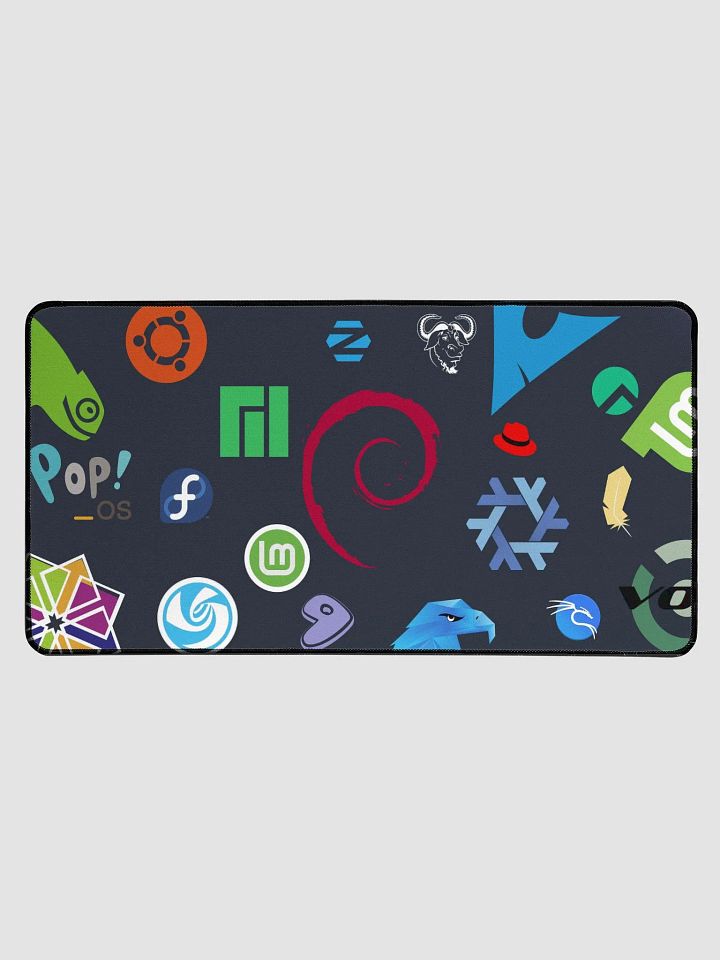 Linux destros themed desk mat product image (1)