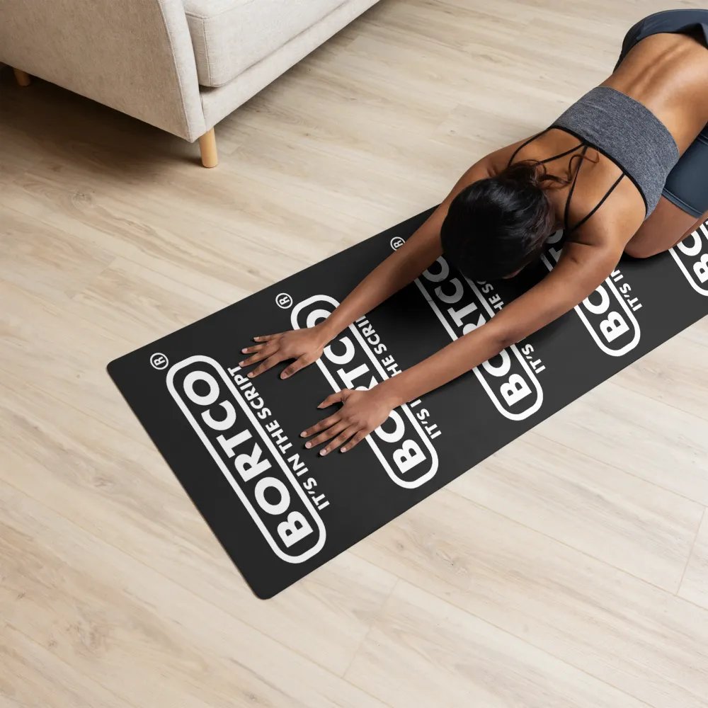 Bortco Yoga Mat Black Repeat product image (12)
