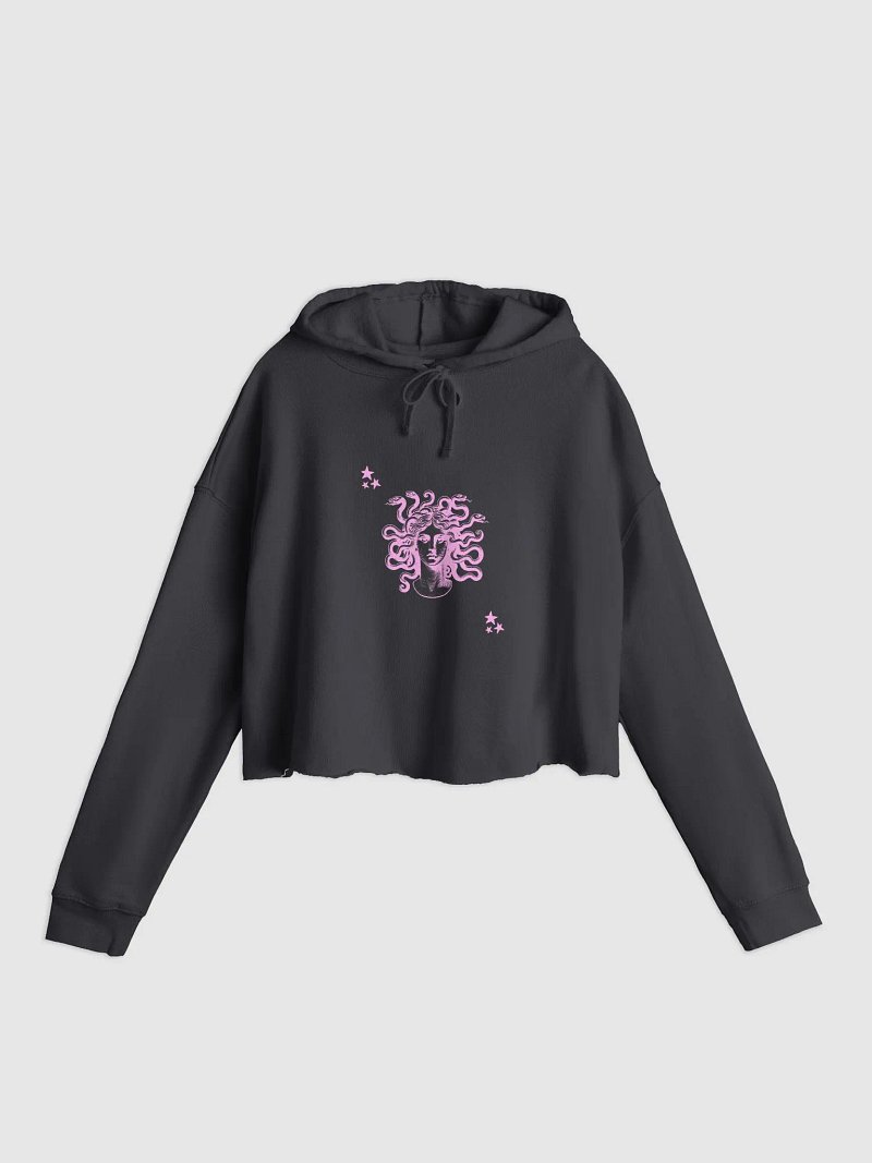 Medusa Cropped Hoodie