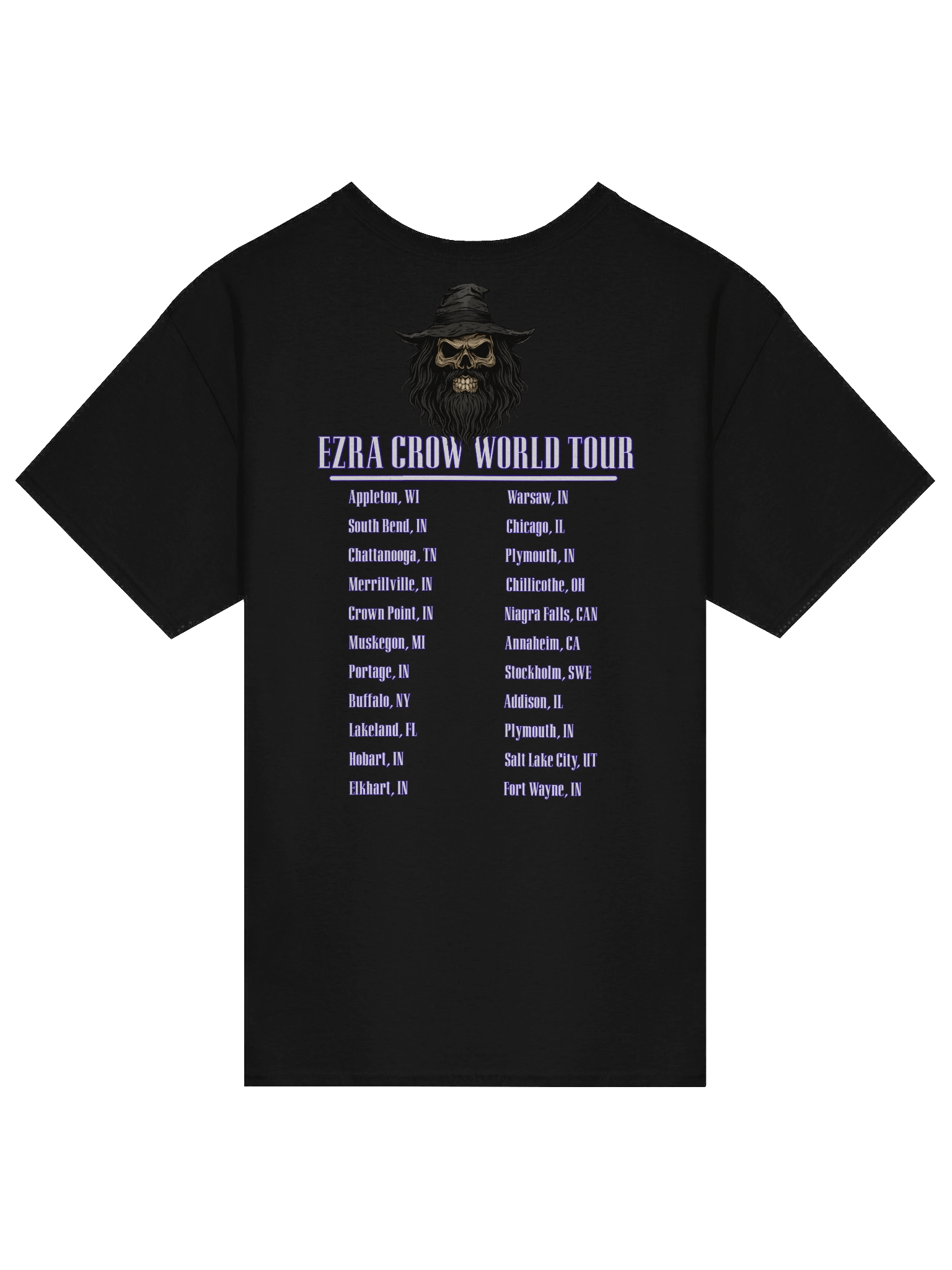 Ezra Crow 2025 World Tour Heavy Weight Tee product image (2)