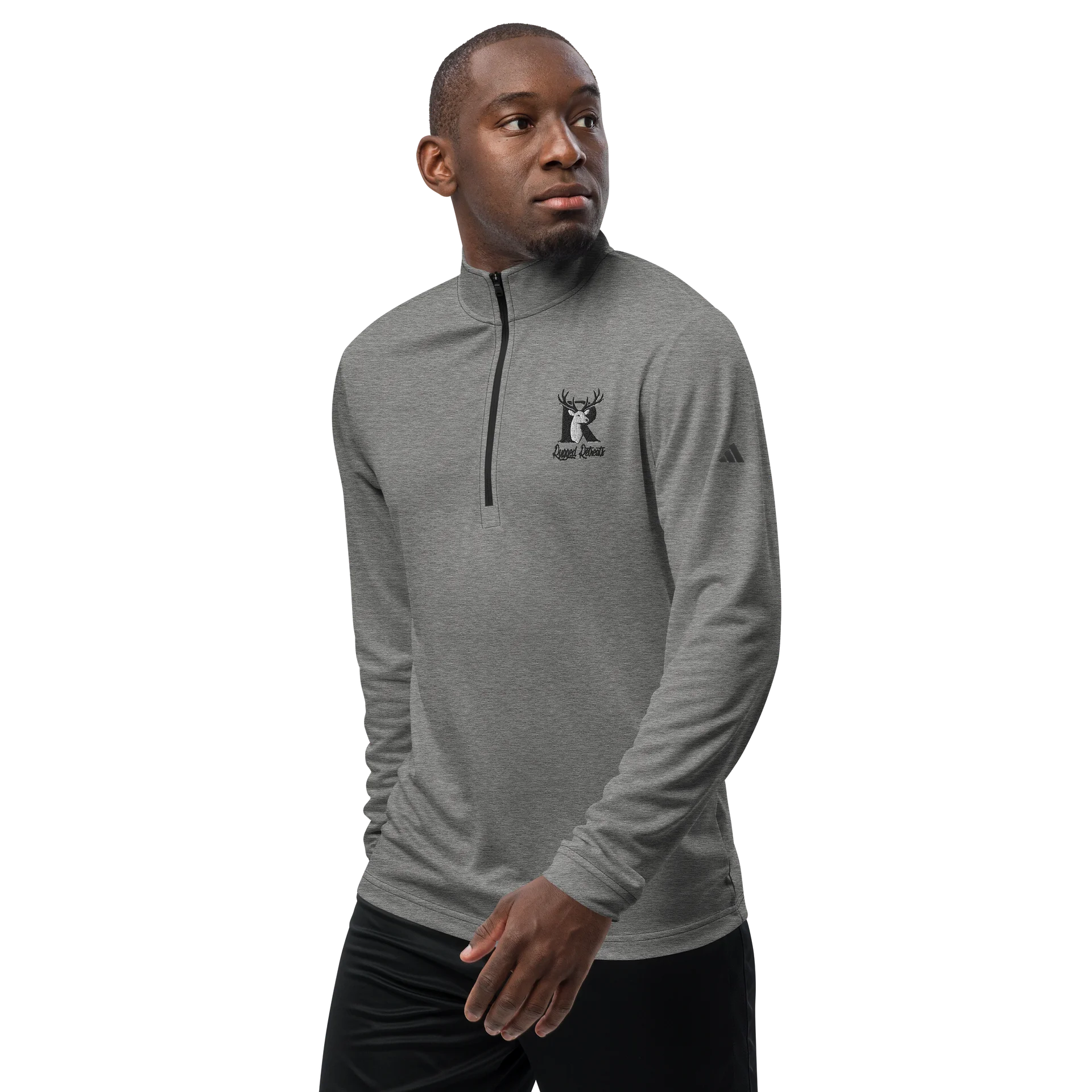 Rugged Retreats Adidas Quarter Zip Sweatshirt product image (5)