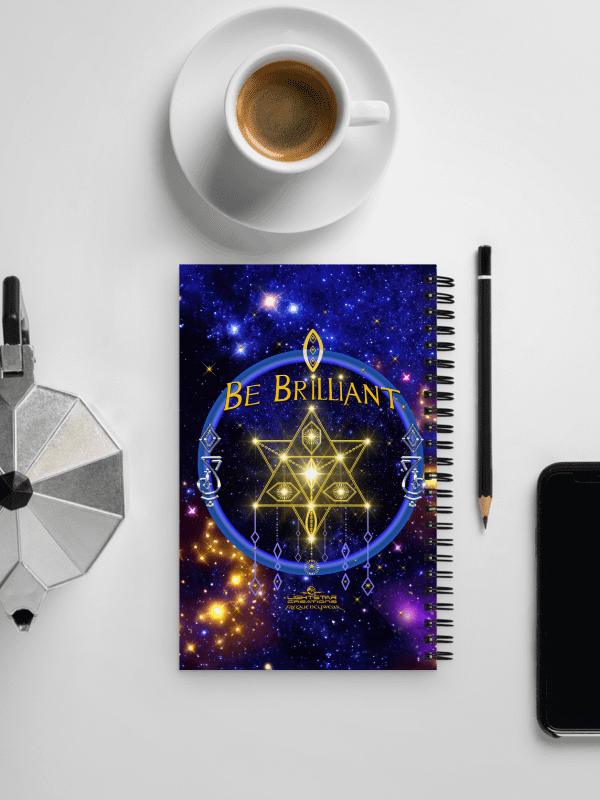 Starseeds Shine Your Light Spiral Notebook product image (5)